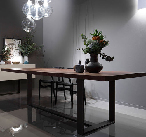Mesa contemporánea - OSCAR - Emmebi Industria Mobili - de roble / de nogal / de fresno