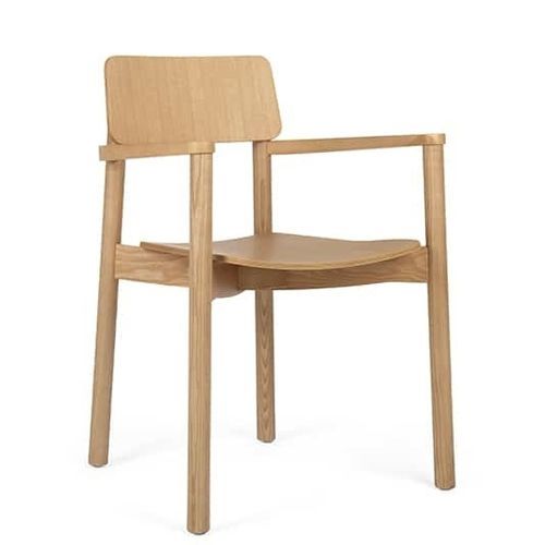 Silla contemporánea - MINE EMP CB - Fenabel- The heart of seating - de interior / de contrachapado / con base de madera maciza