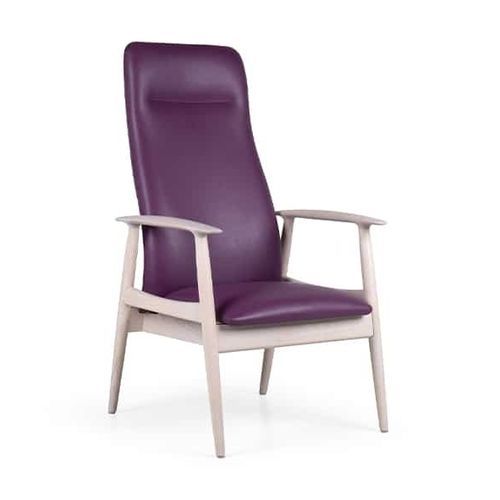 Sillón contemporáneo - SANDAL C1 HIGH CB - Fenabel- The heart of seating - de tejido / de fresno / con respaldo alto