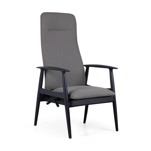 Sillón contemporáneo - SANDAL C1 HIGH RCL CB - Fenabel- The heart of seating - de tejido / de madera / con respaldo alto