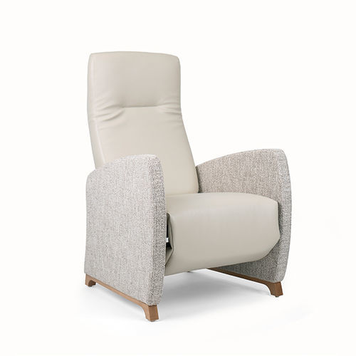 Sillón relax contemporáneo - EMERY RCL - Fenabel- The heart of seating - de cuero / de tejido / con reposapiés