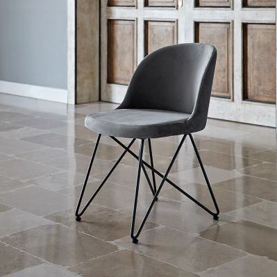 Silla contemporánea - CLEO S154MX - Friulsedie Sud by Dalmasson - de interior / de terciopelo / de lana