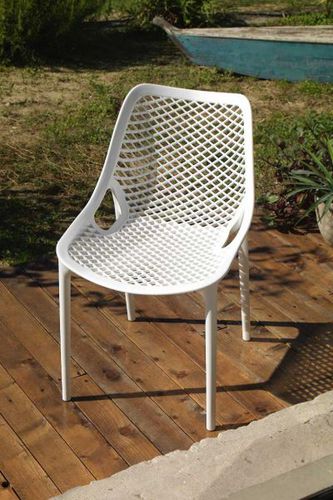 Silla contemporánea - IRIS S107 - Friulsedie Sud by Dalmasson - de jardín / de polipropileno / para uso residencial