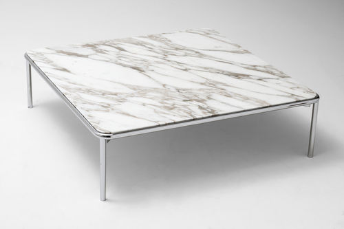 Mesa de centro contemporánea - UP - La Cividina - de acero / de mármol / de MDF lacado