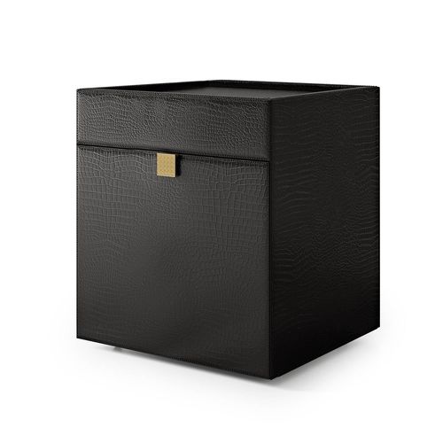 Armario de oficina bajo - SECRET LOVE - Malerba - de cuero / contemporáneo