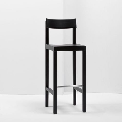 Silla de bar contemporánea - PRIMO  - Mattiazzi - de interior / de cuero / de haya