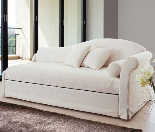 Sofá cama - Pol 74 - clásico / de terciopelo / con cama nido