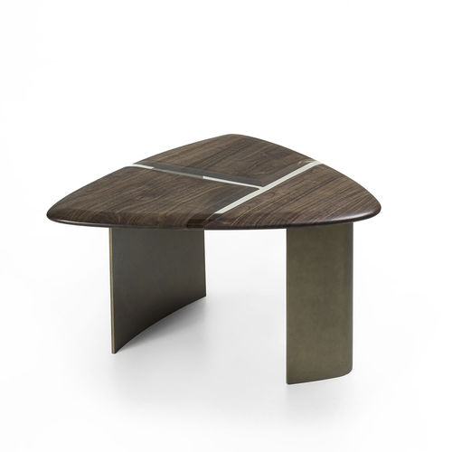 Mesa de centro contemporánea - DELTA - RIVA 1920 - de resina / de nogal / de roble