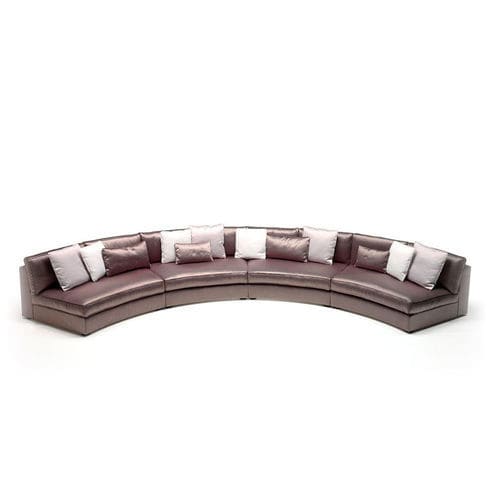 Sofá de media luna - Diamond - Siwa Soft Style Home - contemporáneo / de tejido / marrón