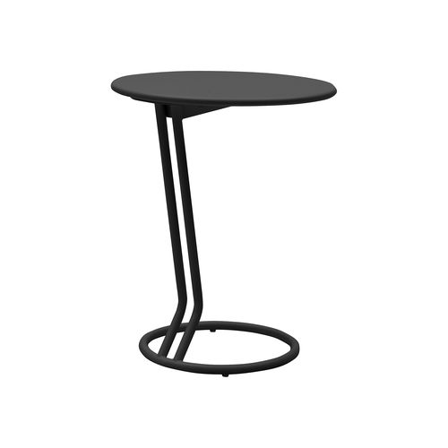 Mesita auxiliar contemporánea - BOGGIE - SOFTLINE - de MDF lacado / de acero / de latón