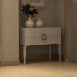 Cómoda con patas altas - OLIVIA - Sormani - contemporánea / de madera maciza / no especificado