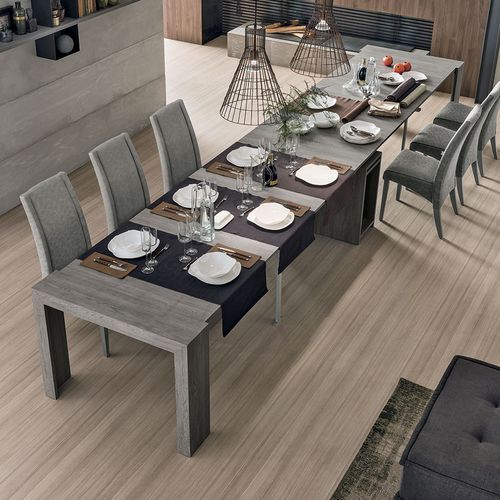 Consola contemporánea - PANDORA 5M - Target Point - de material laminado / con base de laminado / rectangular