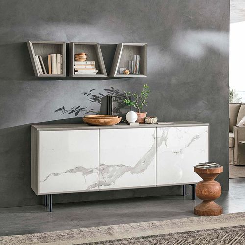 Aparador contemporáneo - GIUNONE - Target Point New - de metal pintado