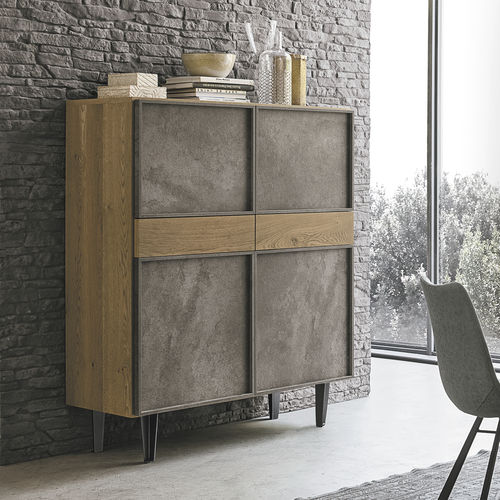 Aparador alto - ASTRA - Target Point - contemporáneo / de metal lacado / laminado