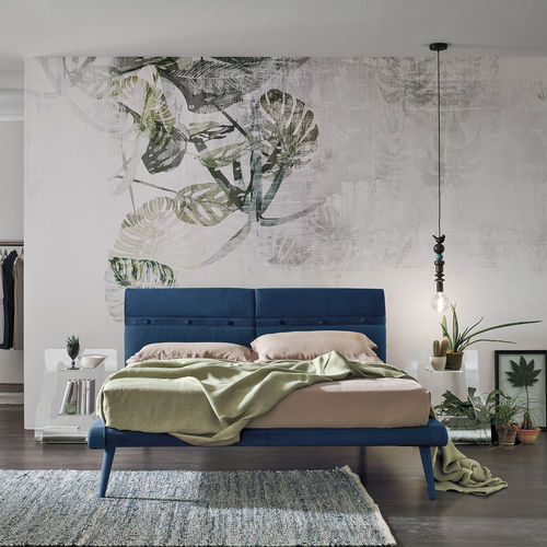 Cama extragrande - CORFÙ - Target Point - contemporánea / con cabecero / tapizada