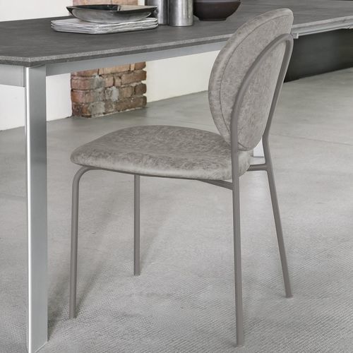 Silla contemporánea - VANCOUVER - Target Point - de interior / de tejido / con base metálica pintada