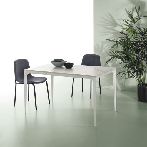 Mesa contemporánea - MERCURY - Target Point - de vidrio templado / de material laminado / de gres porcelánico