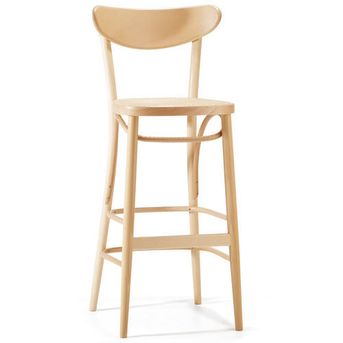 Silla de bar contemporánea - Banana - TON a.s. - de interior / de tejido / de cuero
