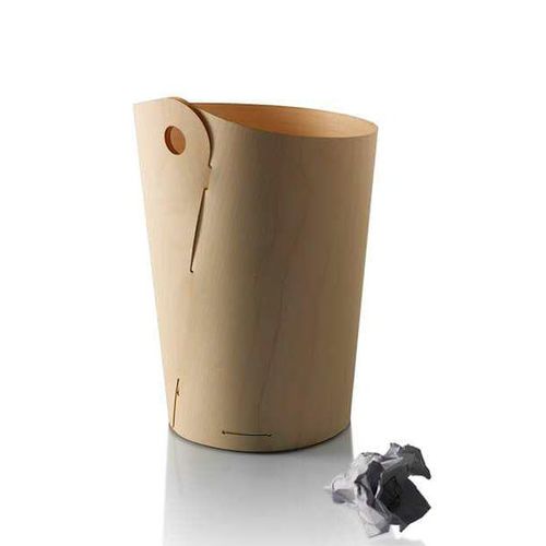 Papelera de aluminio - Dove - Zilio A&C - de contrachapado
