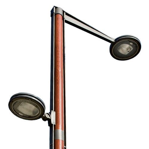 Mástil de iluminación - Transfert - Eclatec - de madera laminada encolada / de alerce / de acero galvanizado