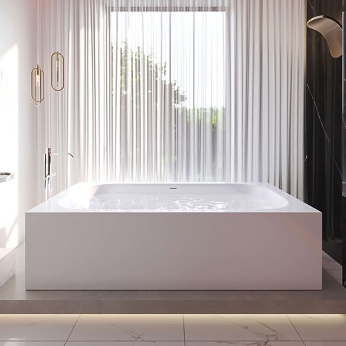 Bañera en isla - CITY CONCEPT - Condor - para vivienda / de mineral compuesto / contemporánea