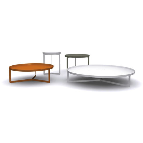 Mesa de centro contemporánea - SMART - Fit Interiors - de metal / con base metálica / redonda