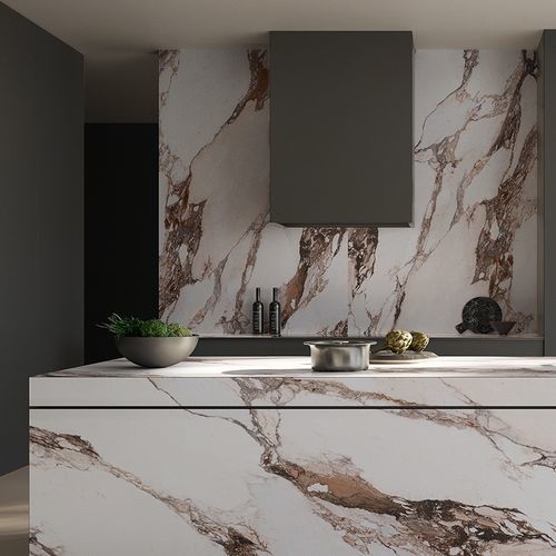 Placa de piedra de mármol - CALACATTA PINK - Italgraniti Group S.p.a. - para interiores / para cocina / para encimera
