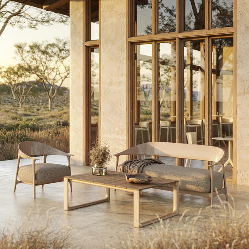 Sofá contemporáneo - Africa - VONDOM - de exterior / de tejido / de cuero artificial