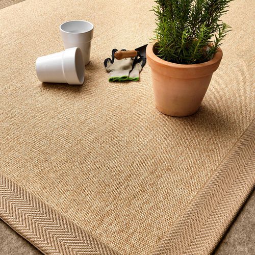 Alfombra contemporánea - MEDITERRANEAN : IBIZA - NATURTEX - de color liso / de sisal / rectangular