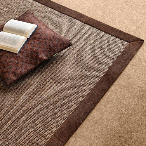 Alfombra contemporánea - MEDITERRANEAN : SISALAN - NATURTEX - de color liso / de lana / de sisal