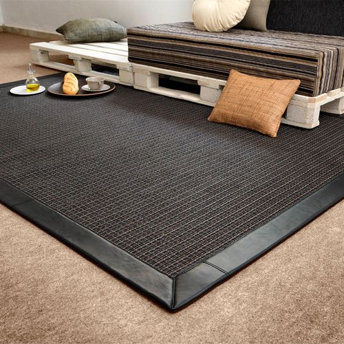 Alfombra contemporánea - MEDITERRANEAN : TAMICHEN - NATURTEX - de rayas / de algodón / de yute