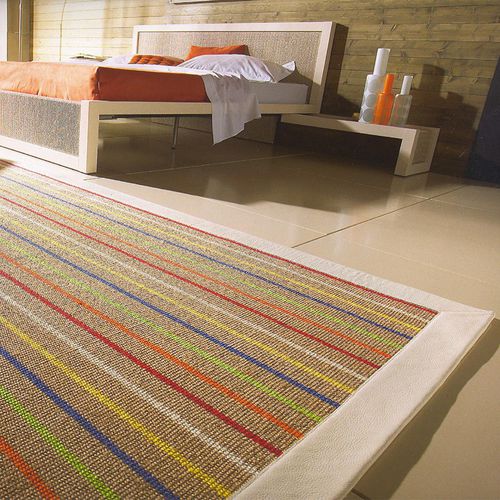 Alfombra contemporánea - FUN : CHILI - NATURTEX - de rayas / de sisal / rectangular