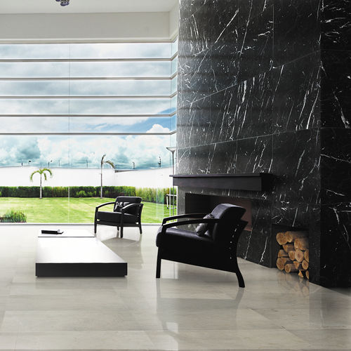 Baldosa de interior - BLACK : NEGRO MARQUINA - Levantina - de pared