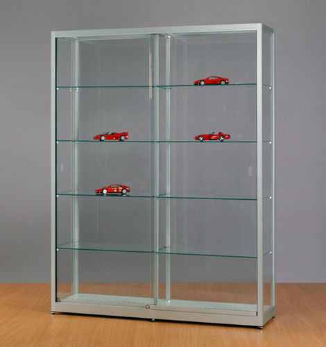 Vitrina contemporánea - 311 1500 - SDB Vitrinebouw BV - de vidrio / de madera / de aluminio anodizado