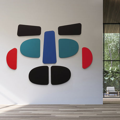Panel de absorción acústica para muro - TRI BU - Caimi Brevetti SpA - para tabique / de poliéster / otras formas