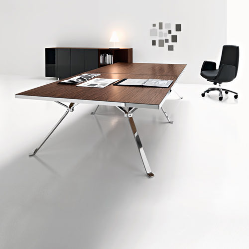 Escritorio ejecutivo - REVO - Manerba - contemporáneo / de madera / de metal
