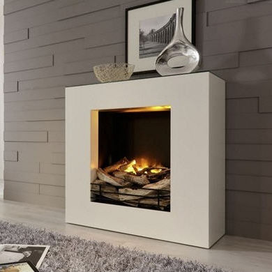 Chimenea eléctrica - LINEA - EL - Kamin-Design GmbH & Co KG Ingolstadt - encastrable / Cara única / hogar cerrado