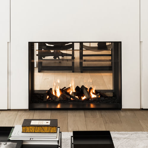 Chimenea de gas - URBAN GAS 13 - Metalfire - contemporánea / hogar