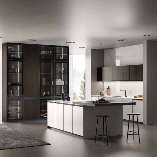 Cocina contemporánea - KRONOS 01 - Arredo3 s.r.l. - de FENIX NTM® / de