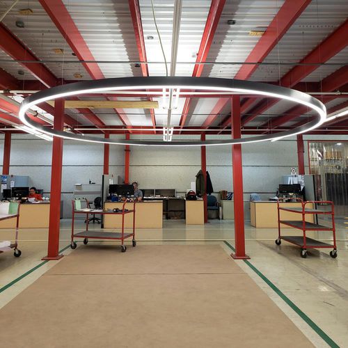 Luminaria suspendida - ZYNN 2" RING - SPI Lighting - LED / redonda / profesional