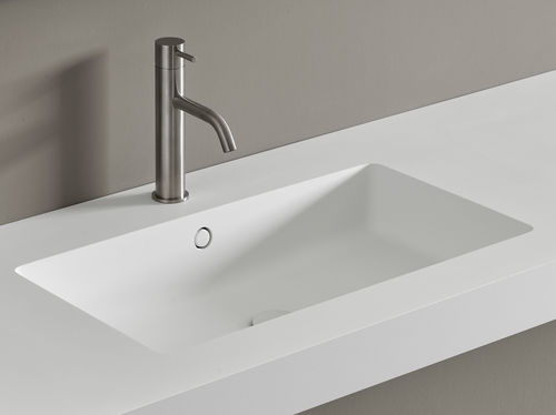 Lavabo suspendido - B-RIM - F.lli Stocco s.r.l. - de Ocritech® / brillante / rectangular