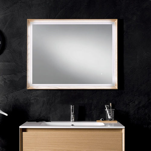 Espejo de pared - IKS - F.lli Stocco s.r.l. - para el sector profesional / contemporáneo / rectangular