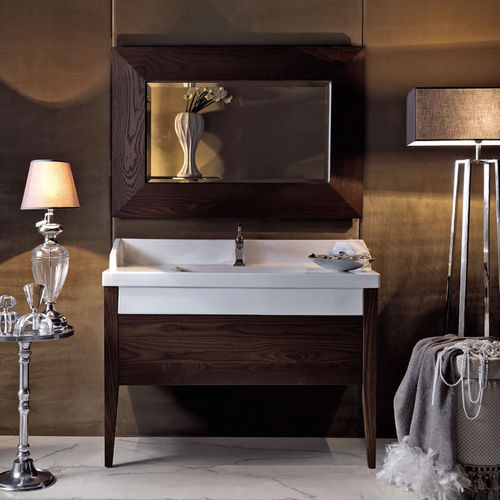 Mueble de lavabo de pie - BENTLEY - Ws Bath Collections - de madera / clásico / con espejo