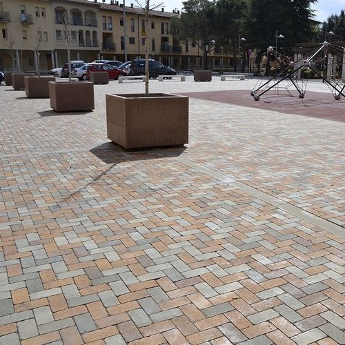 Adoquín de hormigón - TEGULA® SIX - Breinco - de exterior / para terraza / para entrada