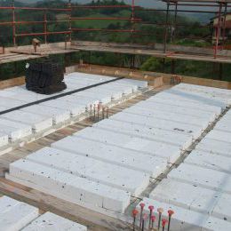 Prelosa de hormigón armado - ECOSOLAIO® TOP - ECOSISM ADVANCED BUILDING TECHNOLOGY - armada / con ruptura de puentes térmicos