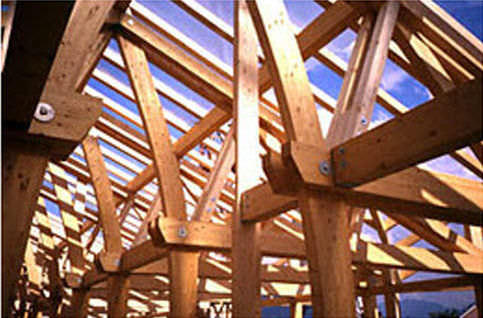 Programa de análisis estructural - HSBGLULAM - hsbSOFT - para estructura de madera / 2D