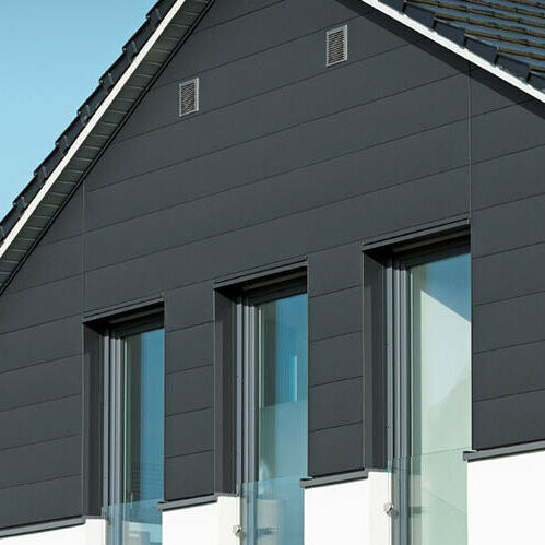 Revestimiento de fachada de paneles - SIDING - PREFA Aluminiumprodukte GmbH - de aluminio / horizontal / reciclado