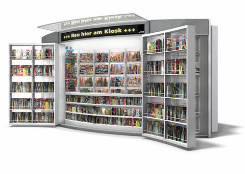 Quiosco de prensa - INTELLIGENT SERIES L - Wall AG - de aluminio