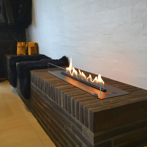 Quemador de bioetanol rectangular - DENVER BASIC - Decoflame - contemporáneo / empotrable