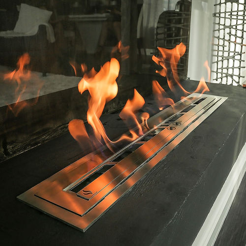 Quemador de bioetanol rectangular - Decoflame - contemporáneo